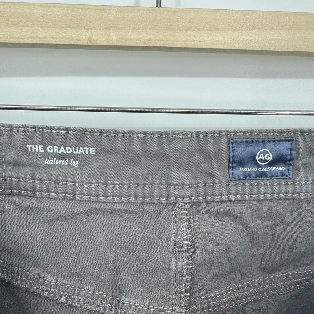 AG Adriano Goldschmied The Graduate Gray Tailored‎ Leg Jeans Men’s 30x32
